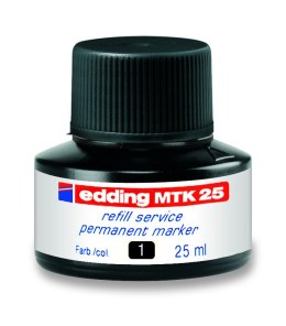 Tusz do markerów pernamentnych 25ml czarny MTK25/001/C (X)