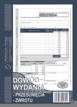 316-3 DW Dowód wydan.prze.zwro MICHALCZYK I PROKOP