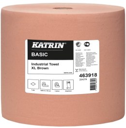 Czyściowo papierowe KATRIN BASIC XL Brown, 463918, opakowanie: 1 rolka