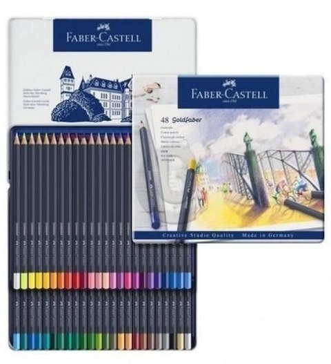 Kredki GOLDFABER 48kol. op.metal. 114748 Faber-Castell