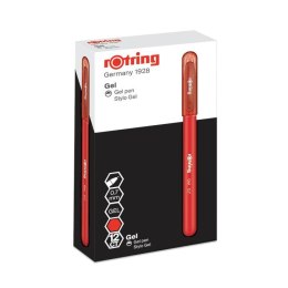 Pióro żelowe 0,7mm czerwone, ROTRING 2114438