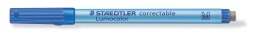 Pisak usuwalny Lumocolor correctable, M, niebieski, Staedtler S 305 M-3