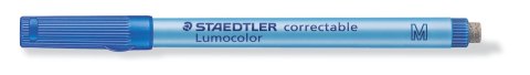 Pisak usuwalny Lumocolor correctable, M, niebieski, Staedtler S 305 M-3