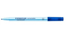 Pisak usuwalny Lumocolor correctable, M, niebieski, Staedtler S 305 M-3
