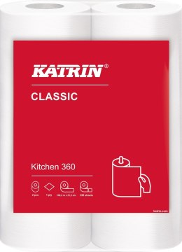 Ręczniki kuchenne KATRIN CLASSIC Kitchen 360, 2467, opakowanie: 2 rolki