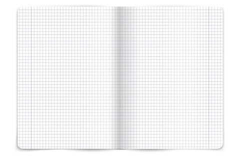 Zeszyt TOUCH PASTEL A4 60k 90g kratka z marginesem turkus 400151702 OXFORD