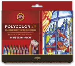 Kredki POLYCOLOR 3834 24kol KOH-I-NOOR