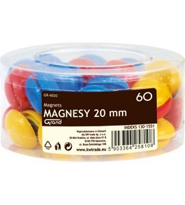 Magnesy GR-6020 20mm pud.60szt