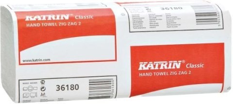 Ręczniki składane KATRIN CLASSIC Zig Zag 2, 65944, opakowanie: 20 owijek
