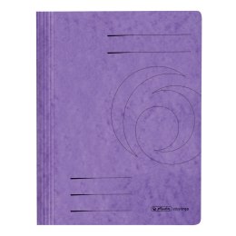 Skoroszyt kartonowy A4 ze sprężynką fioletowy 11186582 HERLITZ