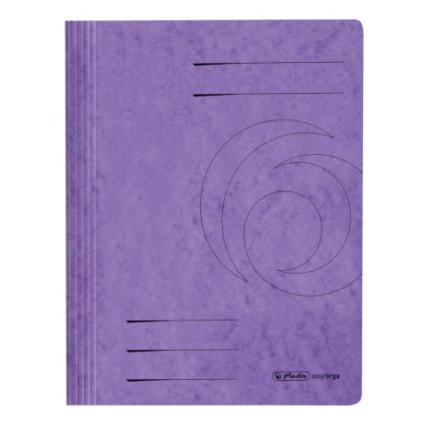 Skoroszyt kartonowy A4 ze sprężynką fioletowy 11186582 HERLITZ