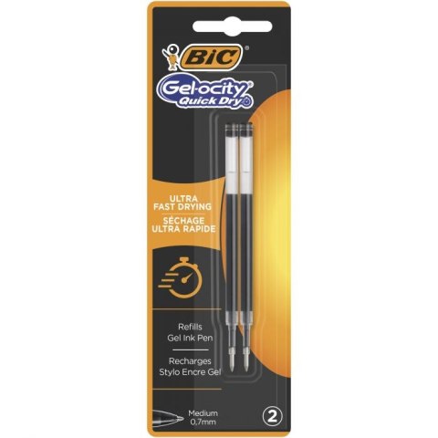 Wkład BIC Gel-ocity Quick Dry czarny Blister 2szt, 967263