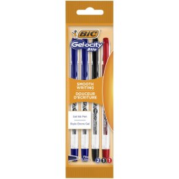 Długopis żelowy BIC Gel-ocity Stic 0.5mm ASTzielony, blister 4szt, 951761