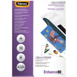 Folie do laminacji SUPER QUICK A4 80mic. 5440101 FELLOWES