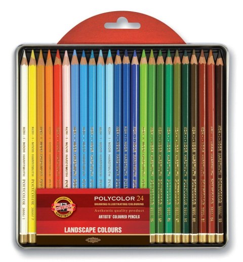 Kredki POLYCOLOR 24k 3824 KRAJOBRAZ KOH-I-NOOR