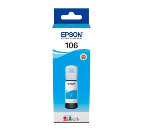 Tusz EPSON 106 (C13T00R240) niebieski 70ml