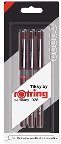 Zestaw cienkopisów TIKKY 0.3/ 0.5/ 0.7 mm ROTRING 1904812