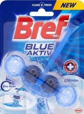 BREF Zawieszka WC BLUE ACTIV 50g Chlorine barwione kulki 714666