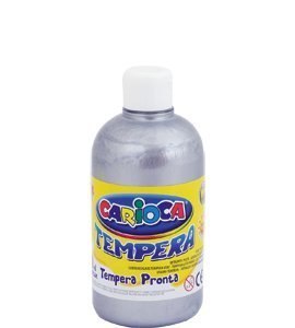 Farba tempera 500 ml, srebrna CARIOCA 170-2216