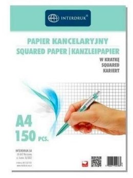 Papier kancelar.A4 kratka(150) INTERDRUK