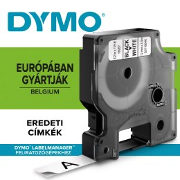 Taśma DYMO D1 - 12 mm x 3.5 m - NYLONOWA, czarny / biały S0718040 do drukarek etykiet