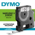 Taśma DYMO D1 - 12 mm x 3.5 m - NYLONOWA, czarny / biały S0718040 do drukarek etykiet