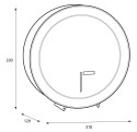 Dozownik do papierów toaletowych Gigant M i L - Linia Stal Nierdzewna - satynowa 992967
