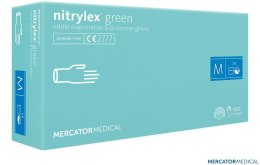 Rękawice nitrylowe S 100szt kolor miętowy bezpudrowe MERCATOR MEDICAL 8%VAT