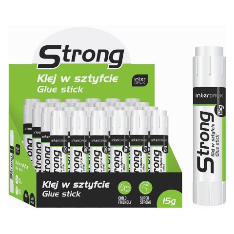 Klej w sztyfcie 15g STRONG INTERDRUK
