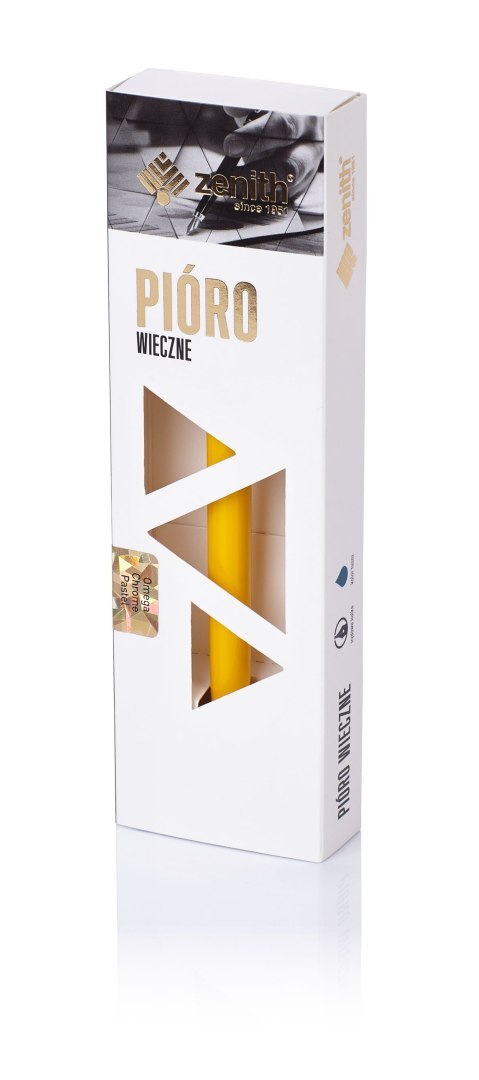 Pióro wieczne Zenith Omega Chrome Pastel w etui - display 12 sztuk, mix kolorów, 7551200