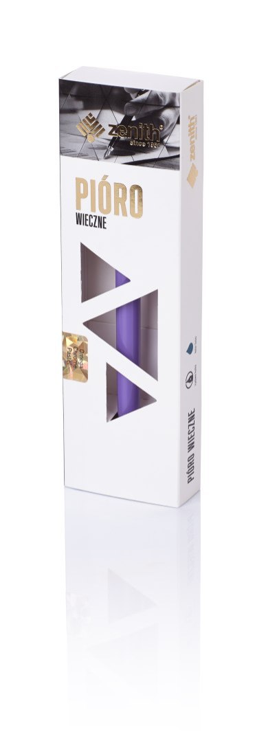 Pióro wieczne Zenith Omega Chrome Pastel w etui - display 12 sztuk, mix kolorów, 7551200
