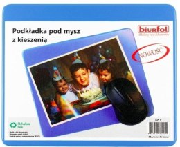 Podkładka pod mysz z kieszenią sky KPM-01-06 BIURFOL (X)