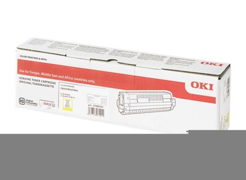 Toner OKI (47095701) żółty 5000str do C824/834/844