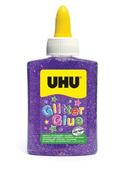 Klej brokatowy GLITTER GLUE fioletowy butelka 88ml UHU 49995