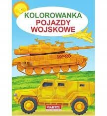 Kolorowanka Pojazdy wojskowe MARTEL