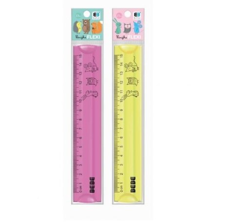 Linijka FLEXI 15 cm BB KIDS PASTEL