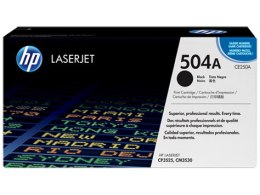 Toner HP 504A (CE250A) czarny 5000str CM3530MFP/CP3525