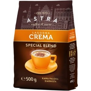 Kawa ASTRA ŁAGODNA CREMA 500g ziarnista