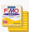 Kostka FIMO soft 57g, żółty słoneczny, masa termoutwardzalna, Staedtler S 8020-16