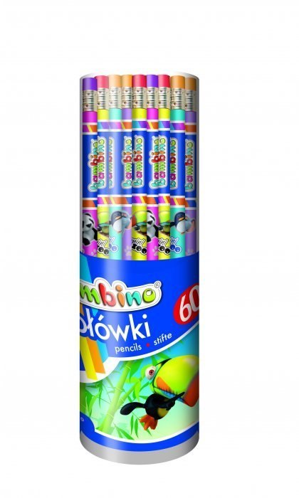 Ołówek z gumką tuba (60) *1673 ST.MAJEWSKI