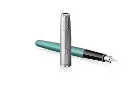 Pióro wieczne (F) SAND BLASTED METAL GREEN PARKER 2169362, giftbox