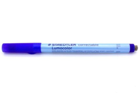 Pisak usuwalny Lumocolor correctable, F, niebieski, Staedtler S 305 F-3