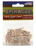 Spinacze drewniane SPIN-0753 bezbarwne 25mm (25) ALIGA