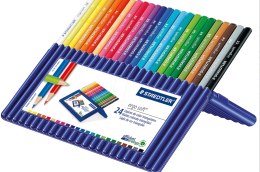 Kredki ergosoft, trójkątne, 24 kol. w etui, Staedtler S 157 SB24