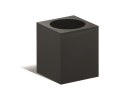 Przybornik 7722-01 czarny 75x75x90mm (D x S x W).Seria Cubo