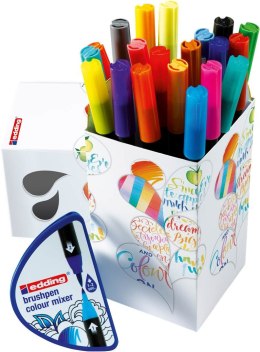 Zestaw colour happy box 20 szt. (pisaki pędzelkowe) + mixer kolorów Edding 20+1S