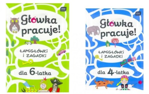 Kolorowanka A4 16 z nakl. GŁÓWKA PRACUJE mix INTERDRUK