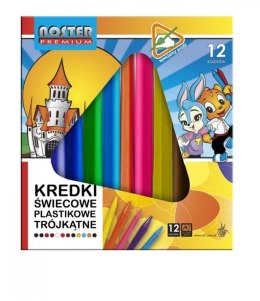 Kredki NOSTER plastc trójkąt KRE33