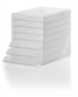 Pojemnik A4 IDEALBOX z 7 szufladami, przezroczysty 1712000400 DURABLE