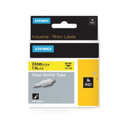RHINO taśma/rurka termokurczliwa żółto 24mm 1805444 DYMO